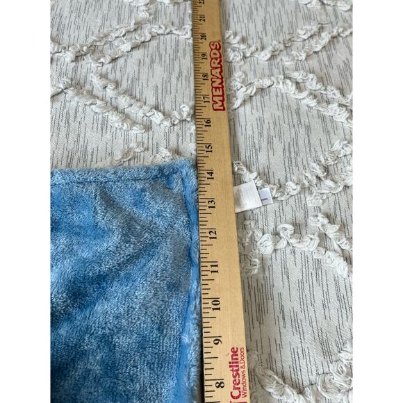 Carter's Blue Tan Puppy Dog Soother Baby Blankie Security Blanket Lovey Plush - Picture 7 of 7